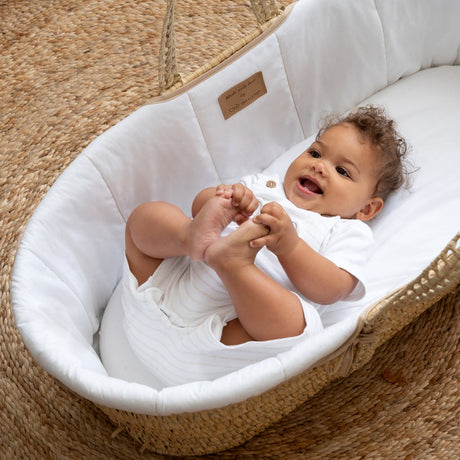 Clair De Lune Organic Palm Moses Basket