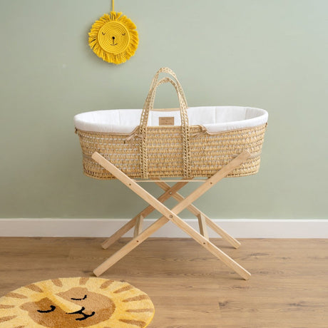Clair De Lune Organic Palm Moses Basket