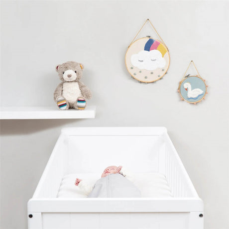 Zazu Bruno the Bear, Baby Sleep Shusher with Light, Sound, and Voice Recording