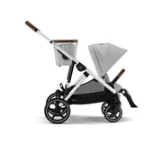 Cybex Gazelle S Single to Double Pram, Lava Grey