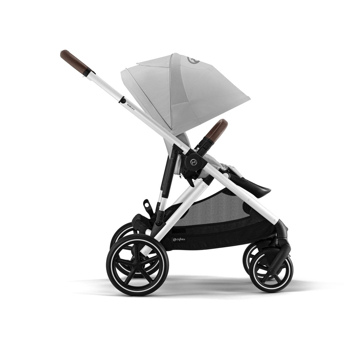 Cybex Gazelle S Single to Double Pram, Lava Grey