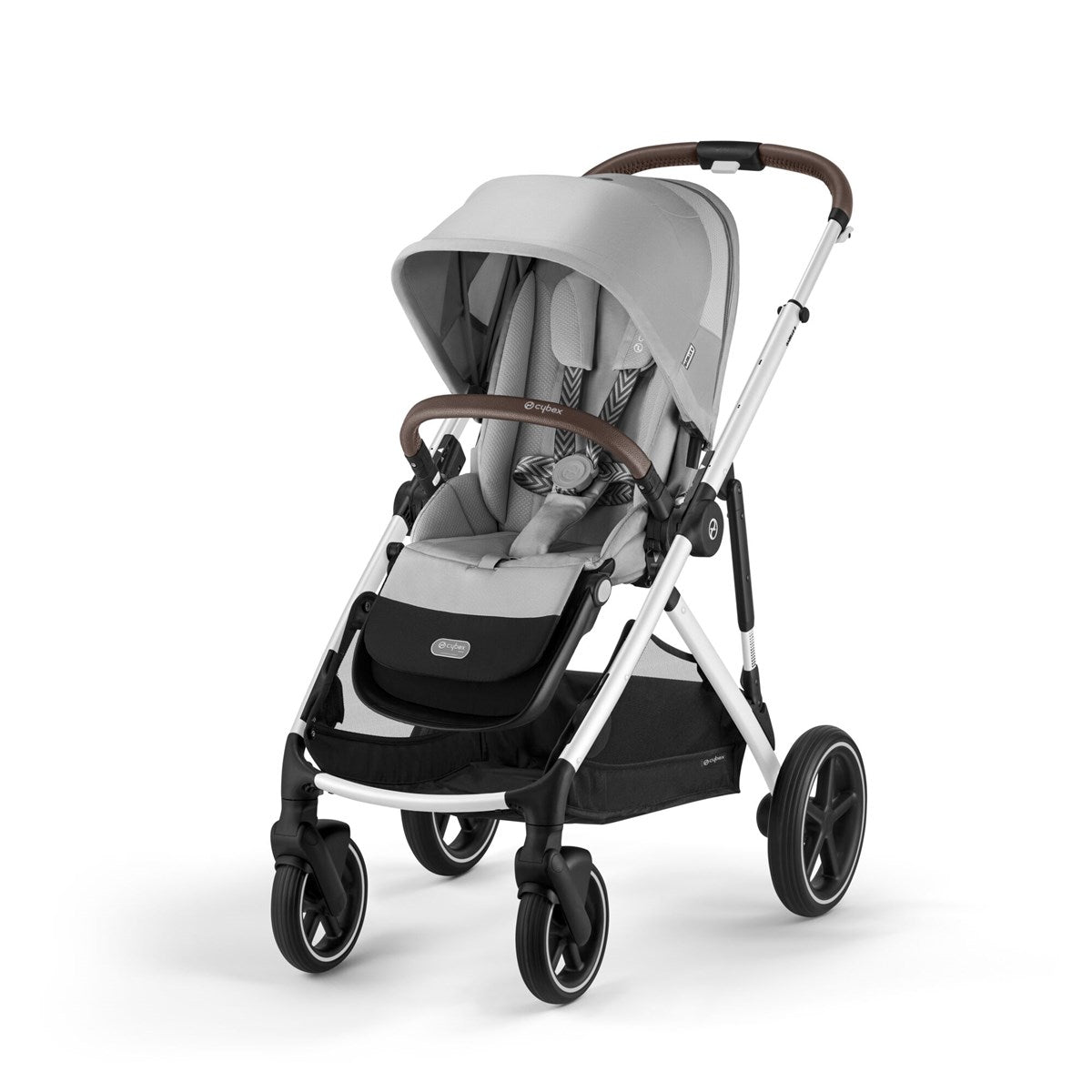 Cybex Gazelle S Single to Double Pram, Lava Grey