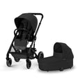 Cybex Balios S Lux Pushchair + Cot, Moon Black