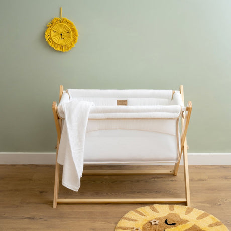 Clair De Lune Organic Folding Crib