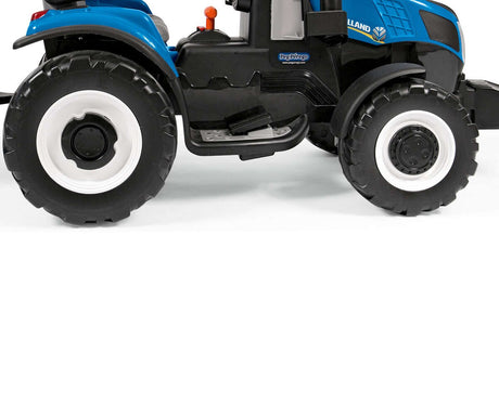 Peg Perego New Holland T8, 12V Electric Tractor with Trailer, 3+ years