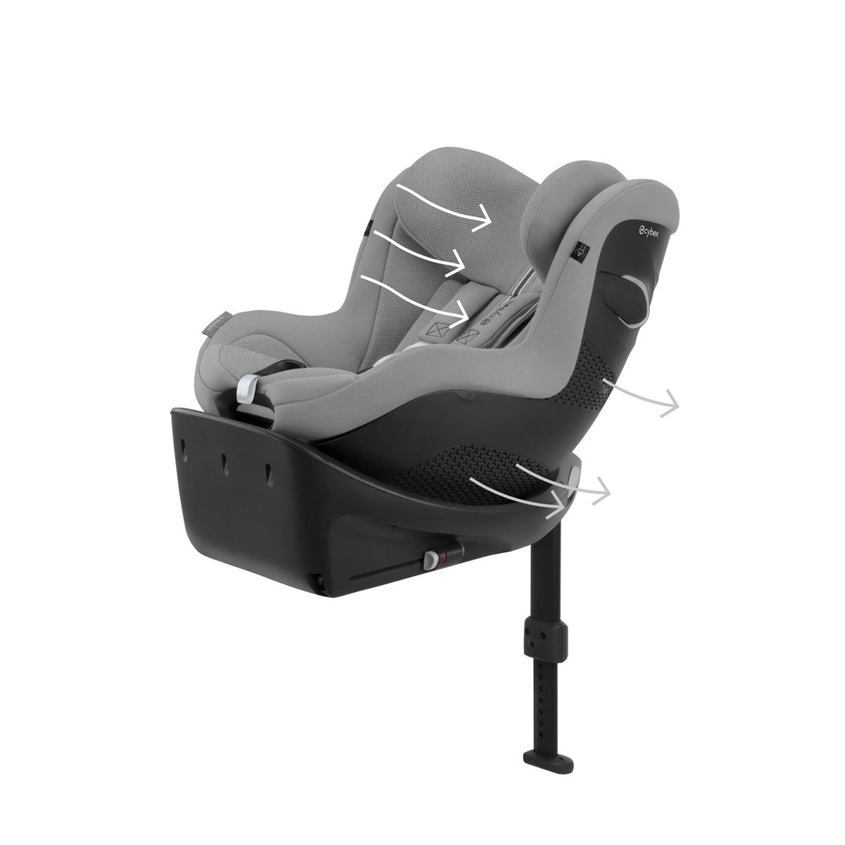 Cybex Sirona Gi Plus 360 Rotating i-Size Car Seat, 61-105 cm, 3m-4 years
