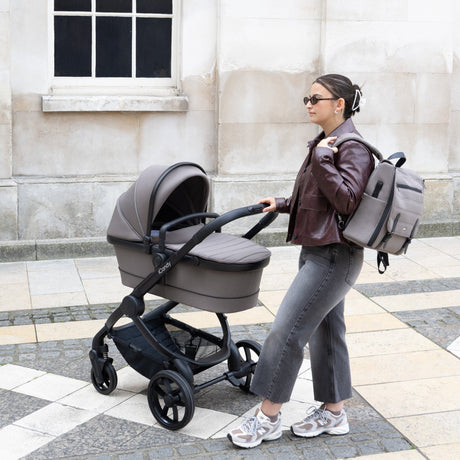 iCandy Peach 7 Pushchair and Carrycot Complete Bundle, Porcini