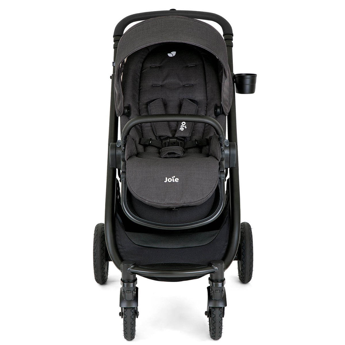Joie Versatrax On The Go Travel System With Rotating Car Seat Bundle, Shale