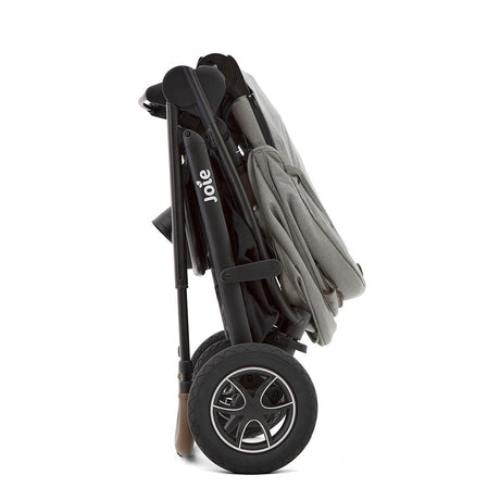 Joie Versatrax On The Go Travel System With Rotating Car Seat Bundle, Pebble