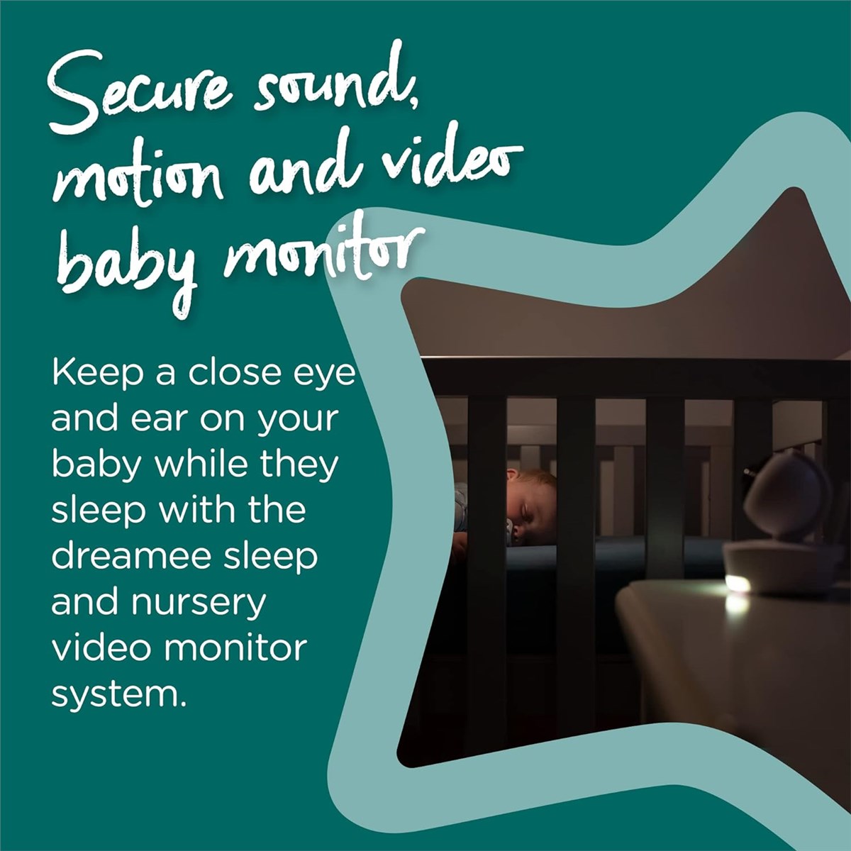 Tommee Tippee Dreamee Sound, Motion and Video Baby Monitor