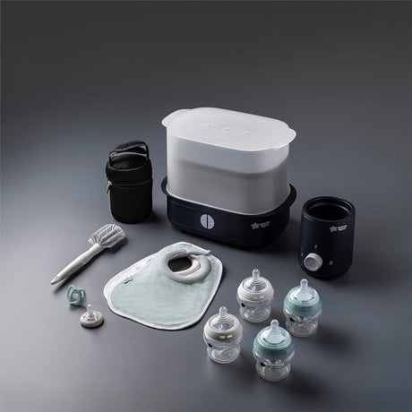 Tommee Tippee Closer To Nature 12pc Complete Feeding Kit, Black