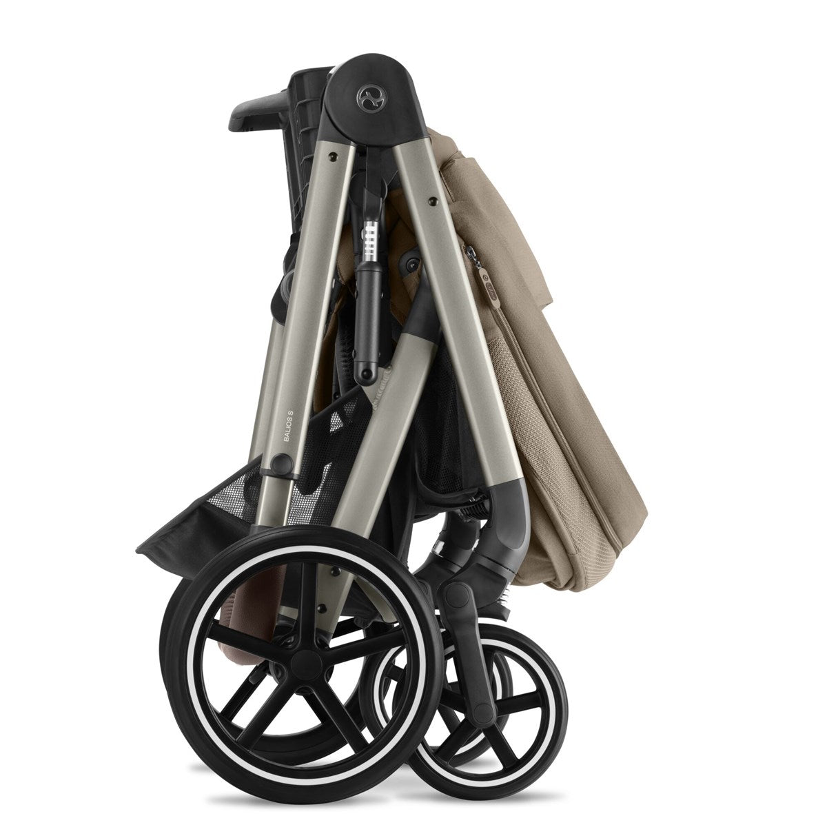 Cybex Balios S Lux Essential Travel & Nursery Bundle, Almond Beige