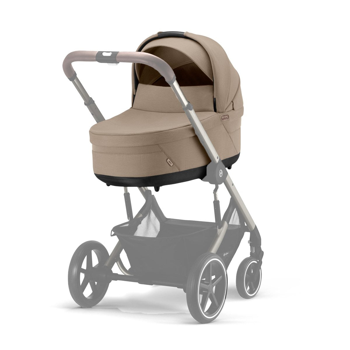 Cybex Balios S Lux Essential Travel & Nursery Bundle, Almond Beige