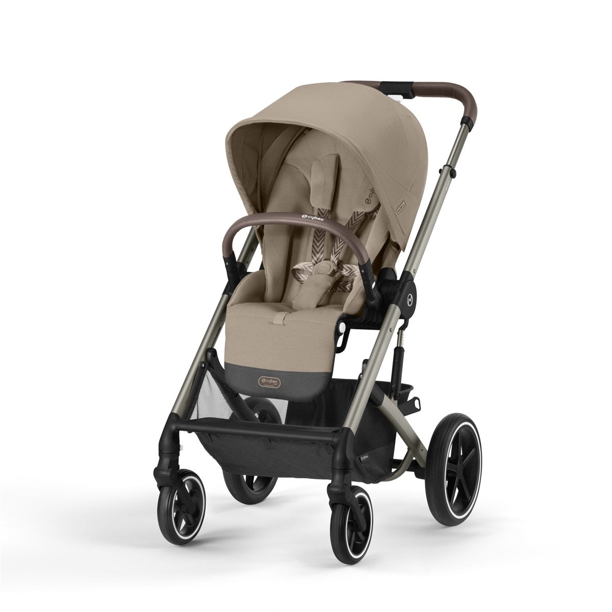 Cybex Balios S Lux Essential Travel & Nursery Bundle, Almond Beige