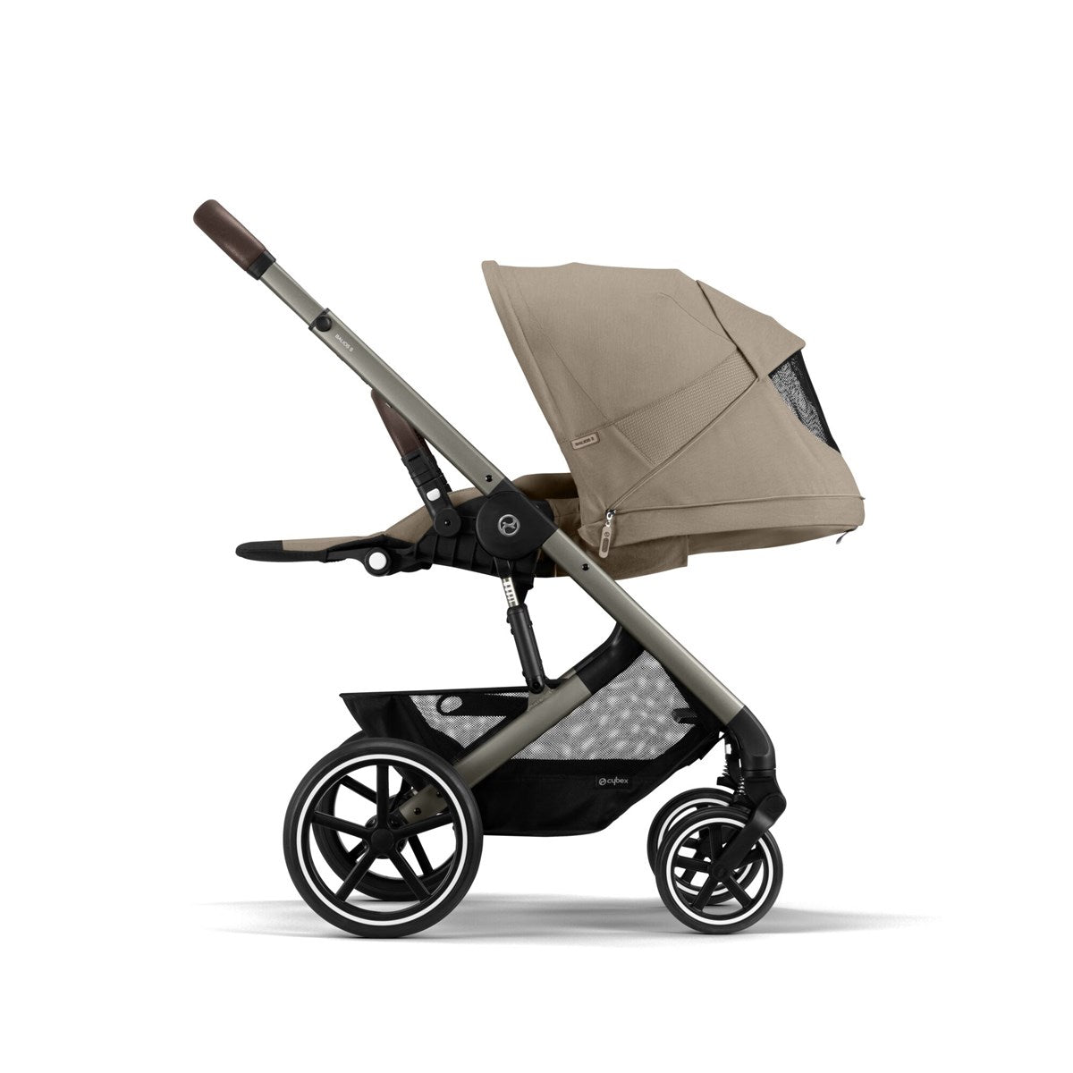 Cybex Balios S Lux Essential Travel & Nursery Bundle, Almond Beige