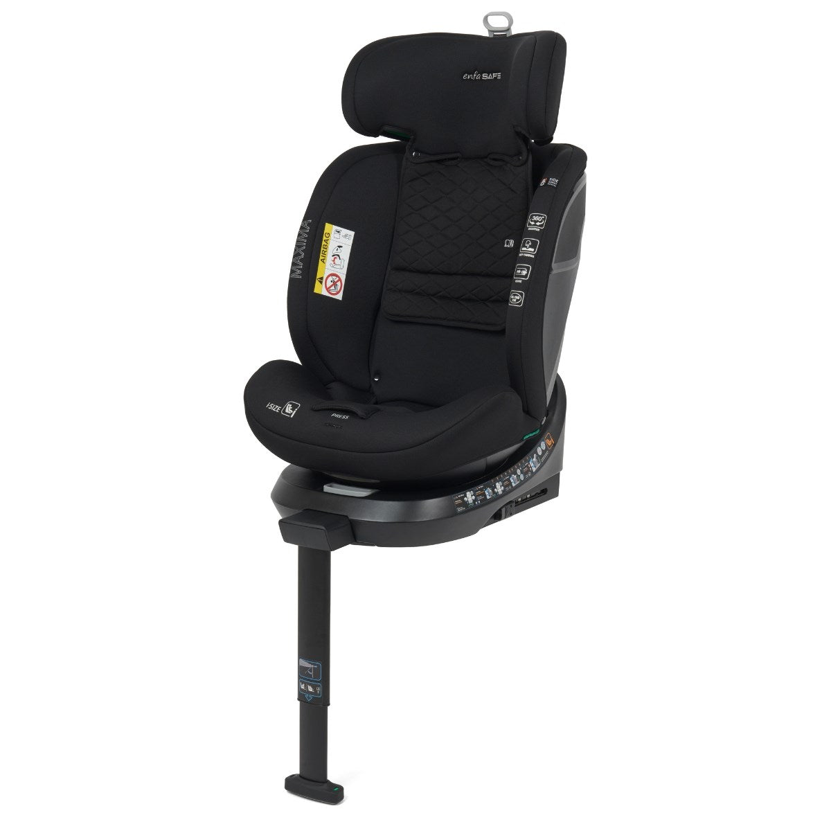 Enfasafe Maxima 360 Rotating i-Size Car Seat, 40-150 cm, 0-12 years