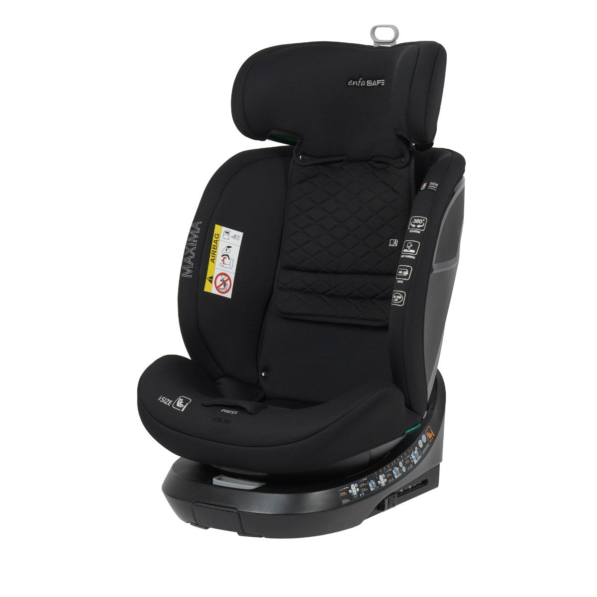 Enfasafe Maxima 360 Rotating i-Size Car Seat, 40-150 cm, 0-12 years