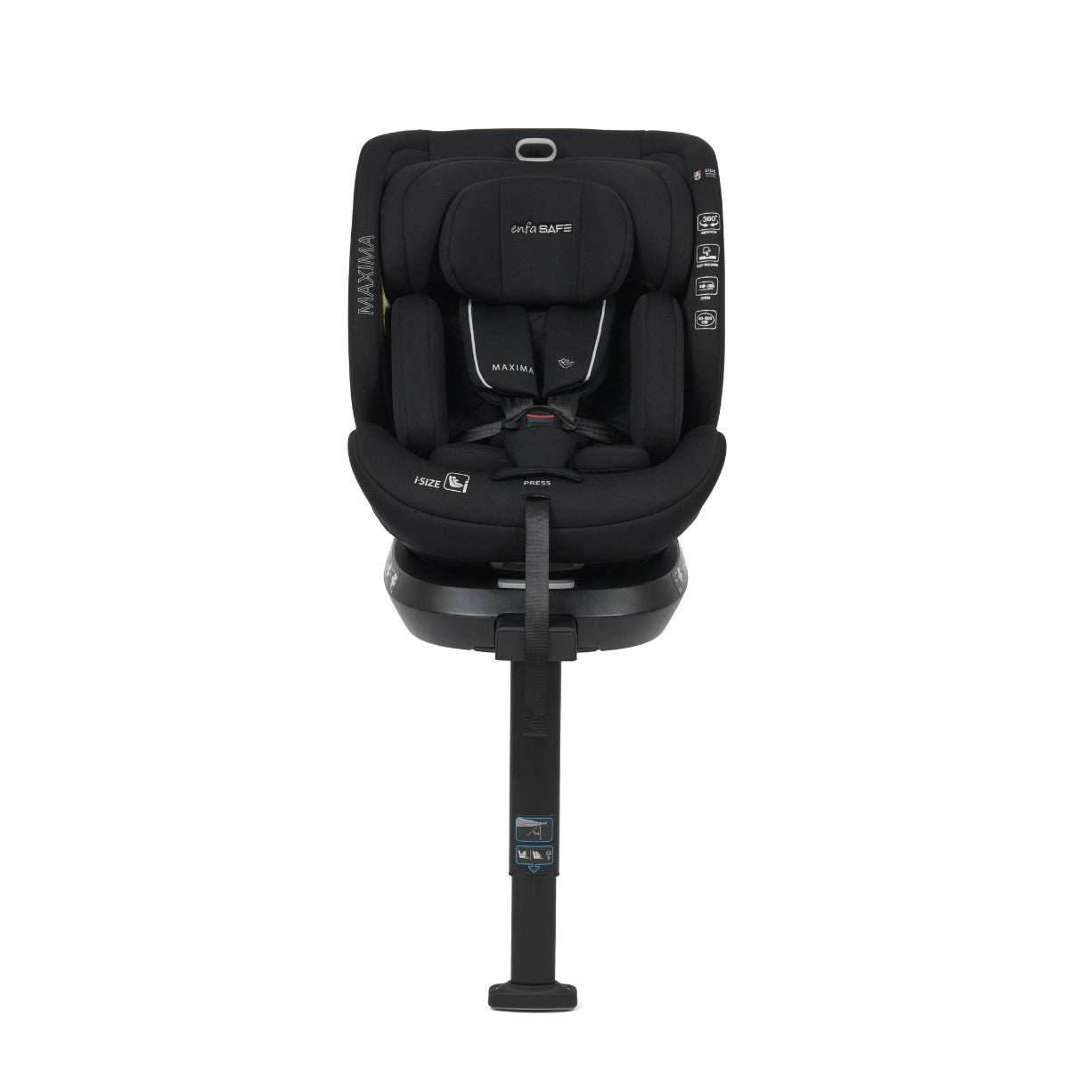 Enfasafe Maxima 360 Rotating i-Size Car Seat, 40-150 cm, 0-12 years