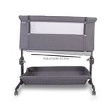 BabyLo Panorama XTi Premium Travel System & Starter Nursery Bundle including Isofix Base 2, Grey on Silver Chassis