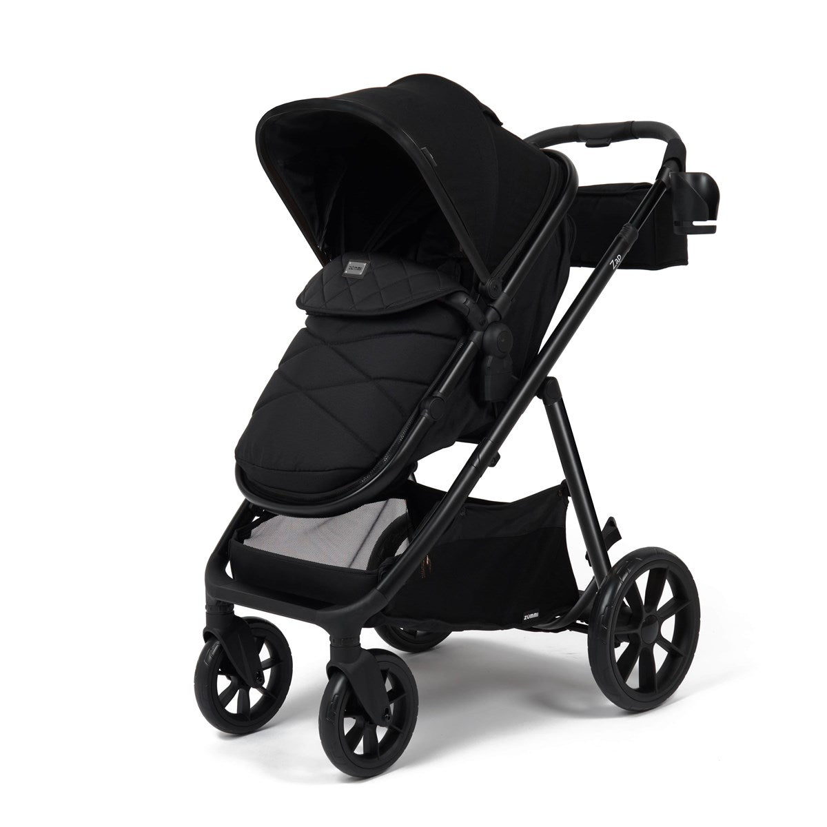 Zummi Zap Essential Travel System & Starter Nursery Bundle, Black