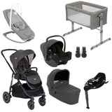 Versatrax Complete Joie Premium Travel System & Starter Nursery Bundle, Shale