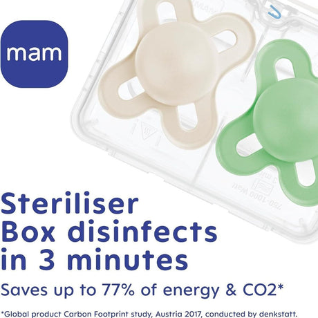 MAM Pure Night 2-6M Soother 2pk - Boy