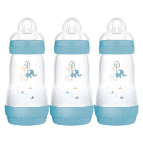 MAM Easy Start 260ml Bottle -3 Pk BlueEasy Start 160ml Bottle -3 Pk Blue (Design May Vary)