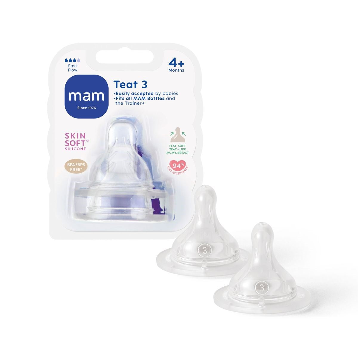 MAM Teat 3 (Fast Flow)