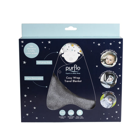 PurFlo Cosy Wrap Travel Blanket