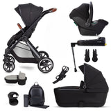 Silver Cross Reef + First Bed Folding Carrycot & Dream i-Size Ultimate Pack Bundle