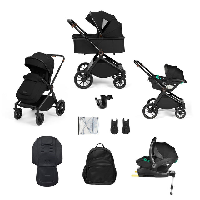 Ickle Bubba Altima Stratus Travel System with Isofix Base, Black