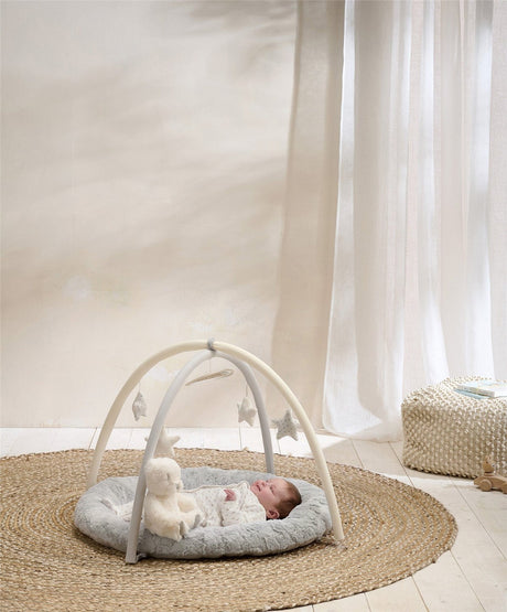 Mamas & Papas My First Playmat & Gym with Soft Teddy Bear