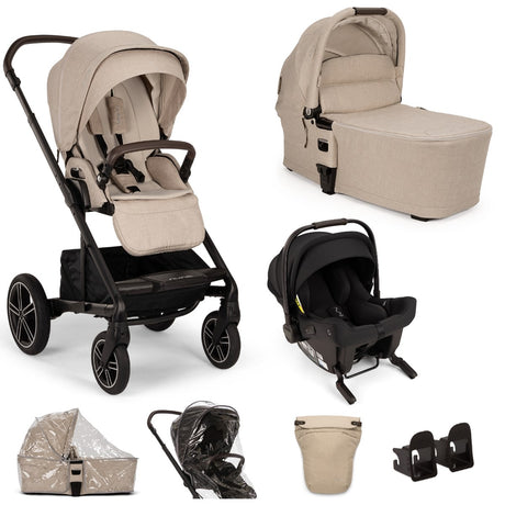 Nuna Mixx Next Travel System with Pipa Urbn, Biscotti