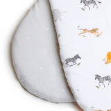 Clair De Lune 2 Pack Fitted Jungle Dream Moses Basket Sheets