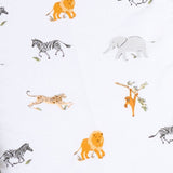 Clair De Lune 2 Pack Fitted Jungle Dream Moses Basket Sheets