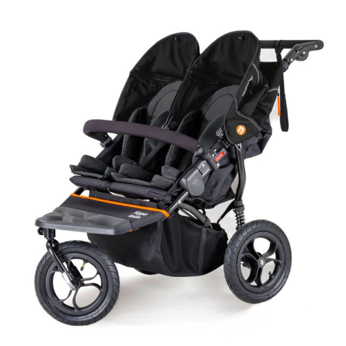 Out 'n' About Nipper Double V5 Newborn And Toddler Starter Bundle, Summit Black