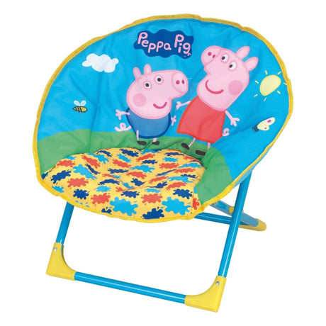 BabyLo Peppa Pig Moon Chair, Ultralight Folding Chair for Kids