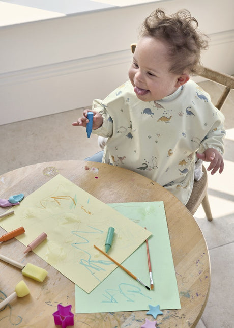 Mamas & Papas 2pk Long Sleeve Messy Bib