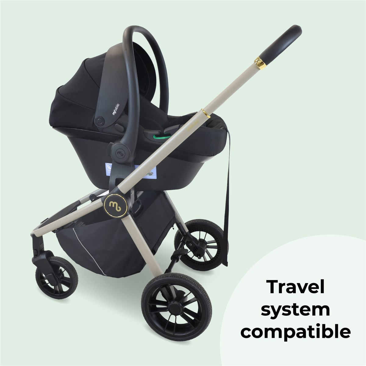 My Babiie MBCS01 i-Size Infant Carrier Car Seat, 0-15 months