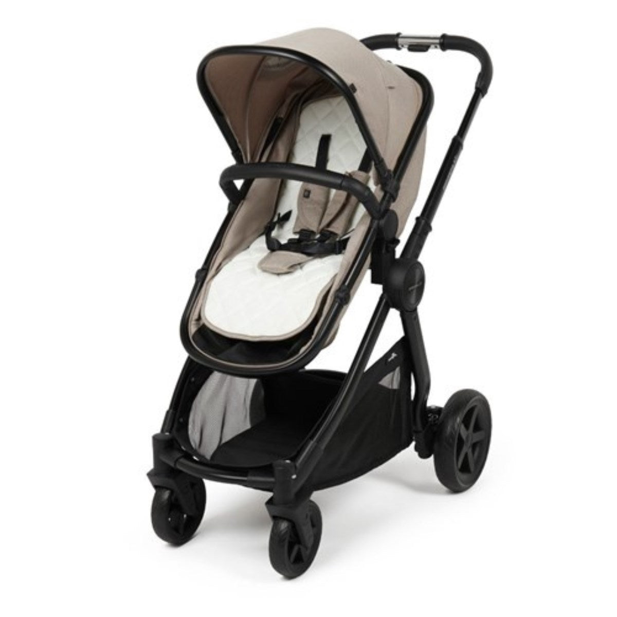BabyLo Panorama XTi Premium Travel System & Starter Nursery Bundle including Isofix Base 2, Almond