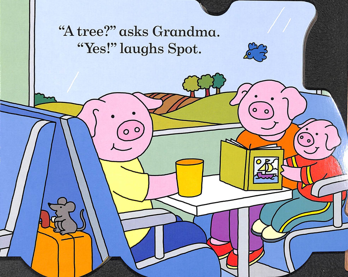 Spot's Train: A shaped board book with sound for babies and toddlers