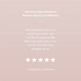 CuddleCo Harmony Hypo Allergenic Bamboo Sprung Mattress