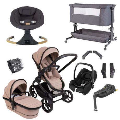 iCandy Peach 7 Premium Travel System & Starter Nursery Bundle, Cookie