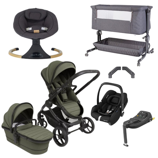 iCandy Peach 7 Premium Travel System & Starter Nursery Bundle, Ivy