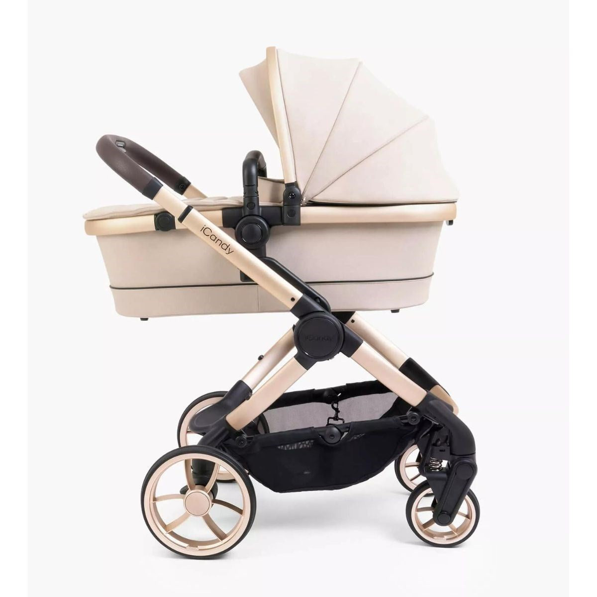 iCandy Peach 7 Premium Travel System & Starter Nursery Bundle, Biscotti