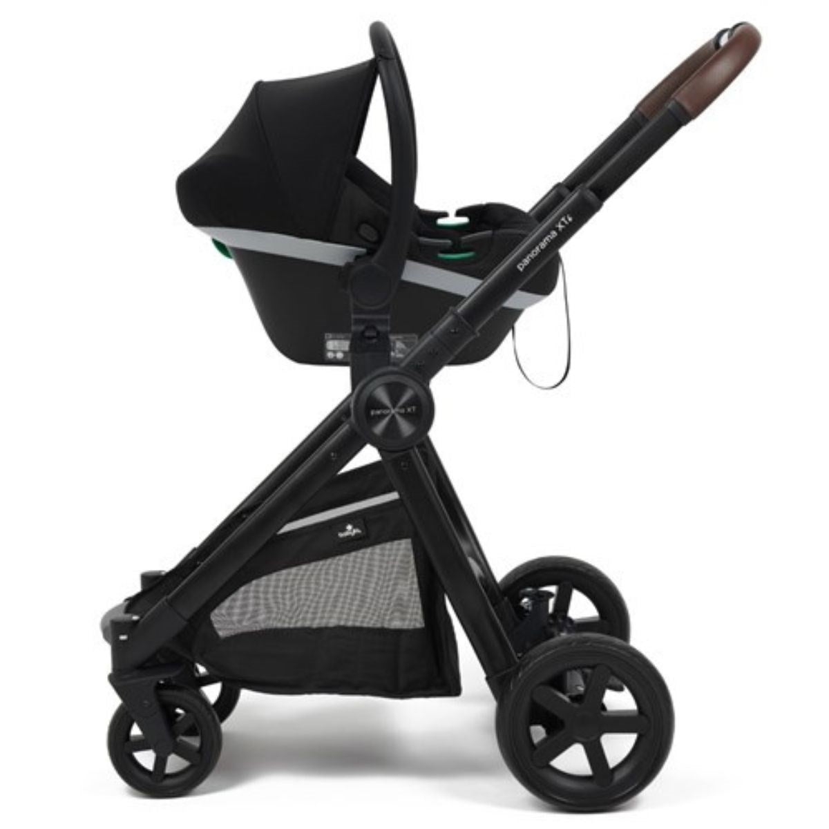 BabyLo Panorama XTi Premium Travel System & Starter Nursery Bundle including Isofix Base 3, Fern Green