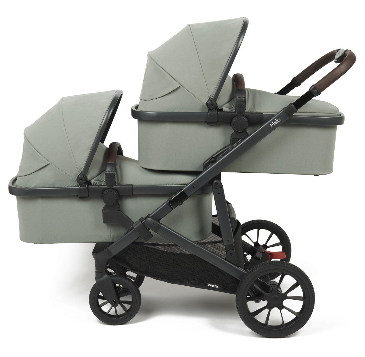 Zummi Halo Twin Complete Set, Sage Green