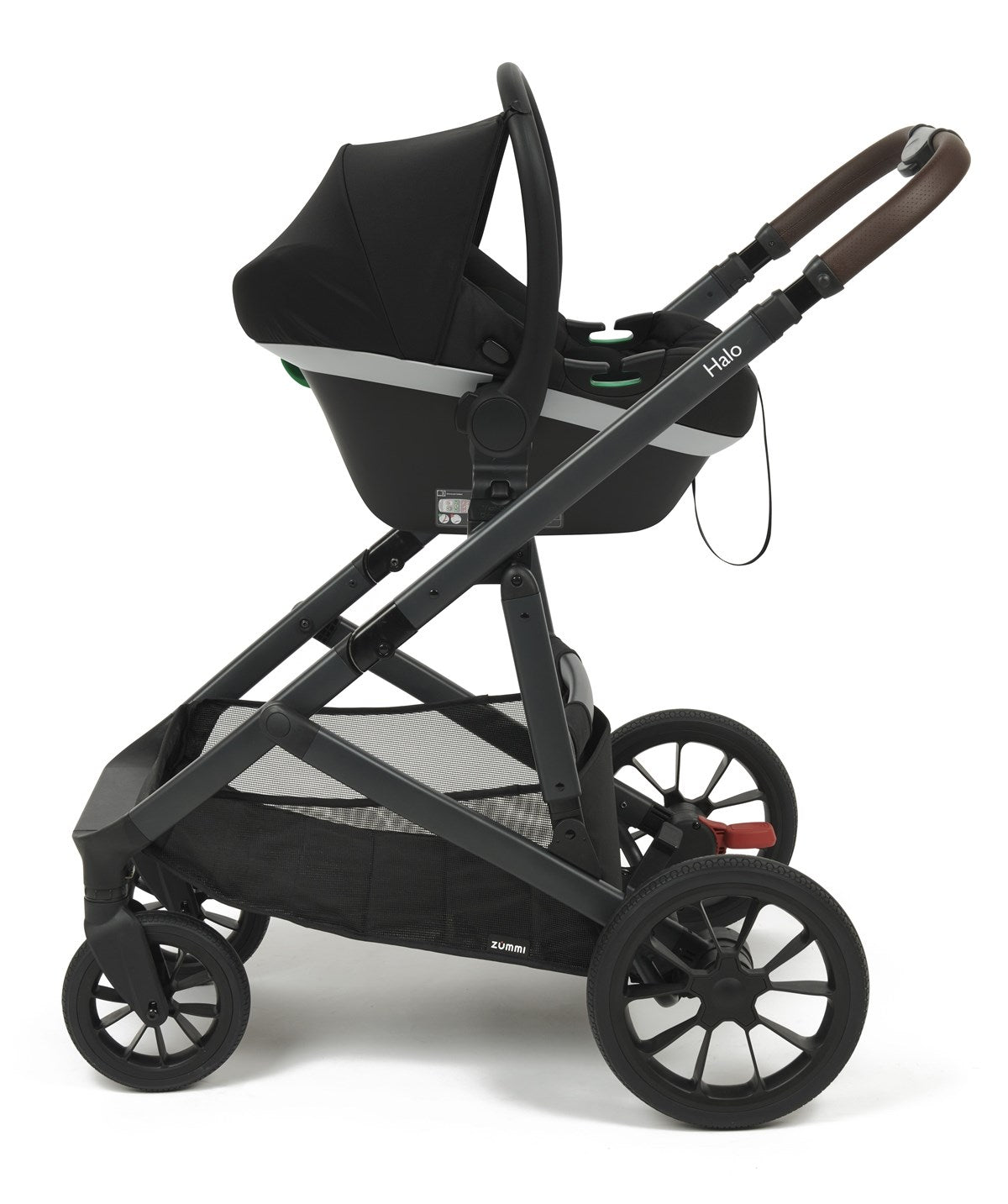 Zummi Halo Twin Complete Set, Sage Green