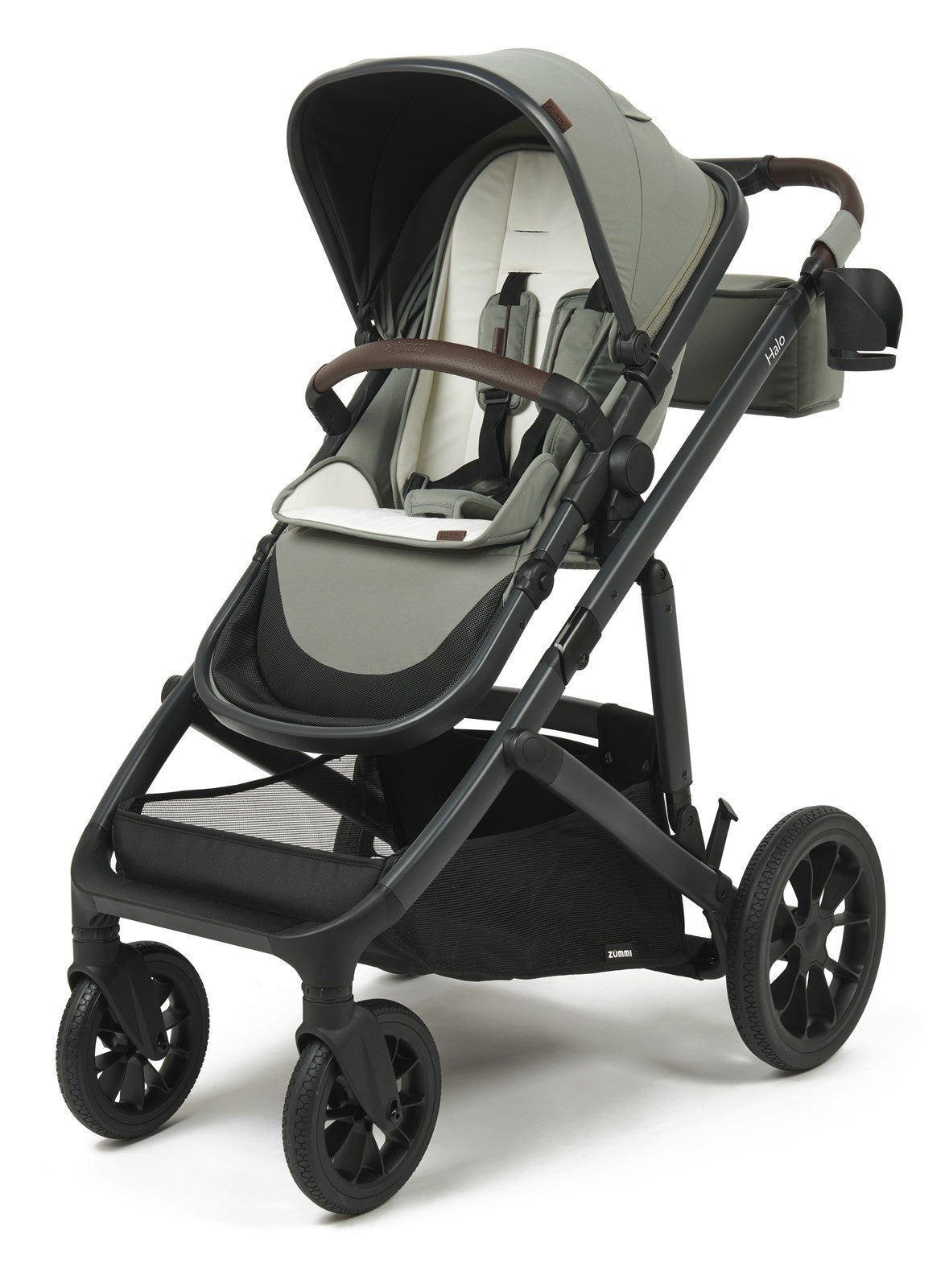 Zummi Halo Twin Complete Set, Sage Green
