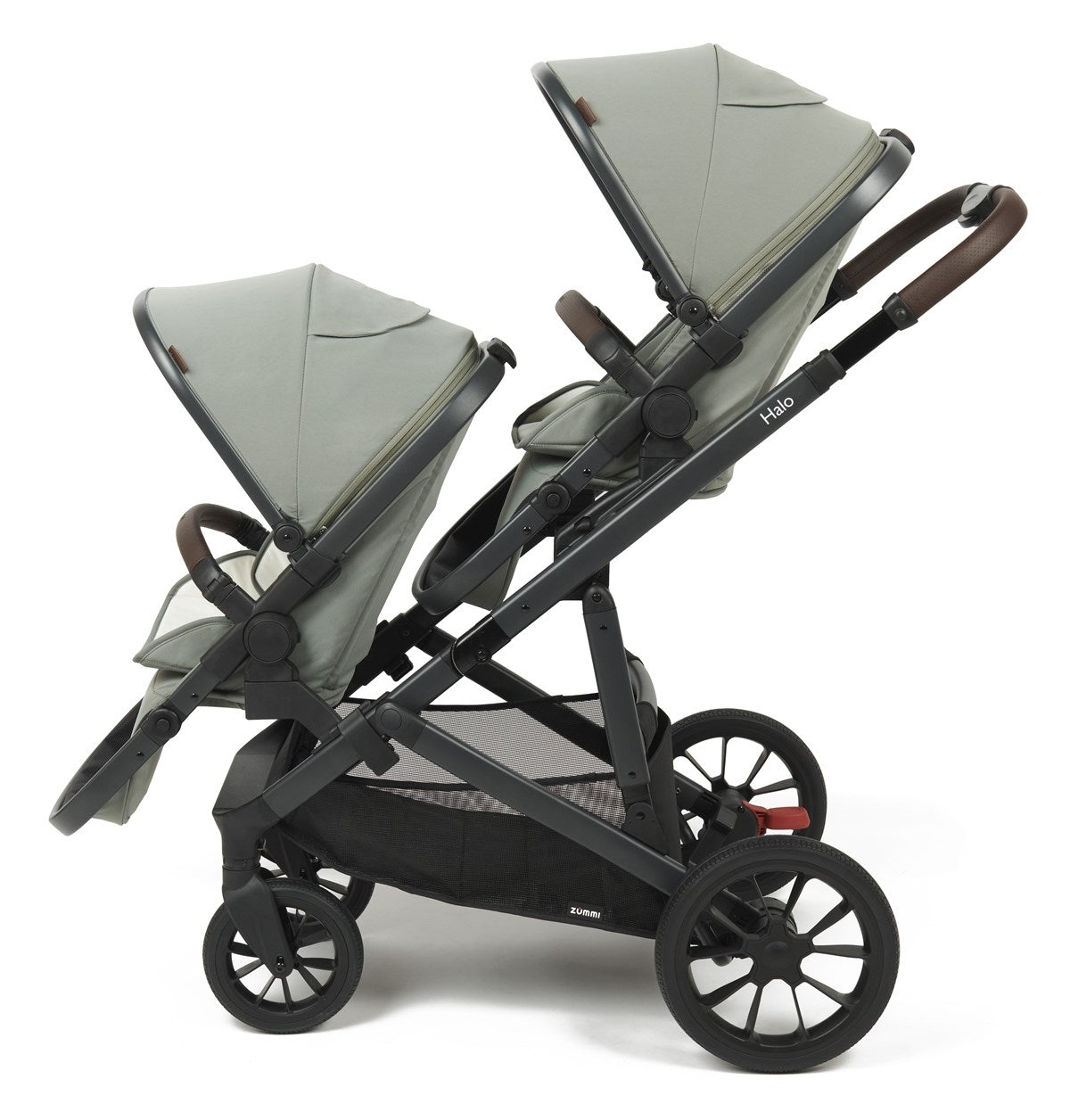 Zummi Halo Twin Complete Set, Sage Green